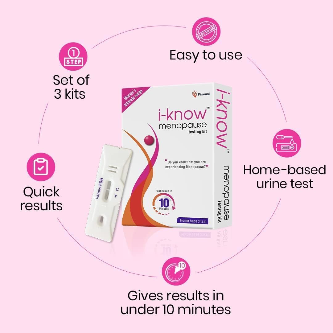 YRL Menopause Testing kit | for Women Facing Menopause Symptoms Like hot Flashes, Night Sweats